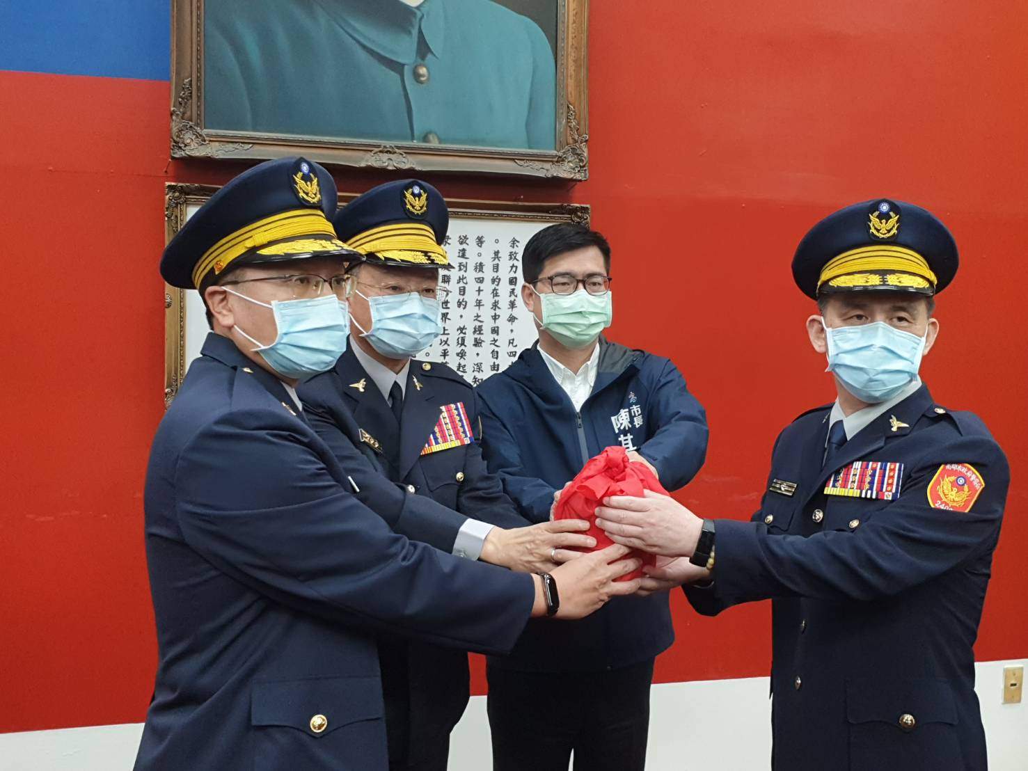 高雄市政府警察局高階警官布達交接 市長陳其邁親自主持