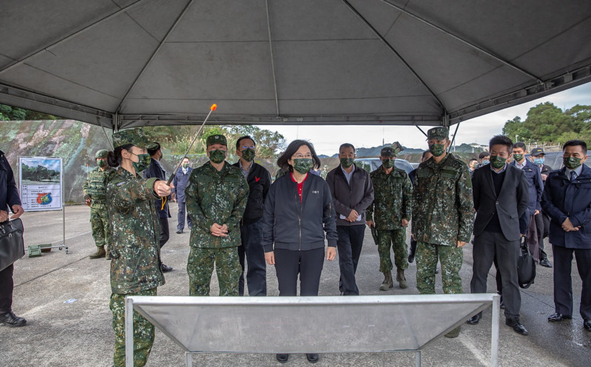 蔡總統慰勉國軍 消防署 國搜 感謝全年無休