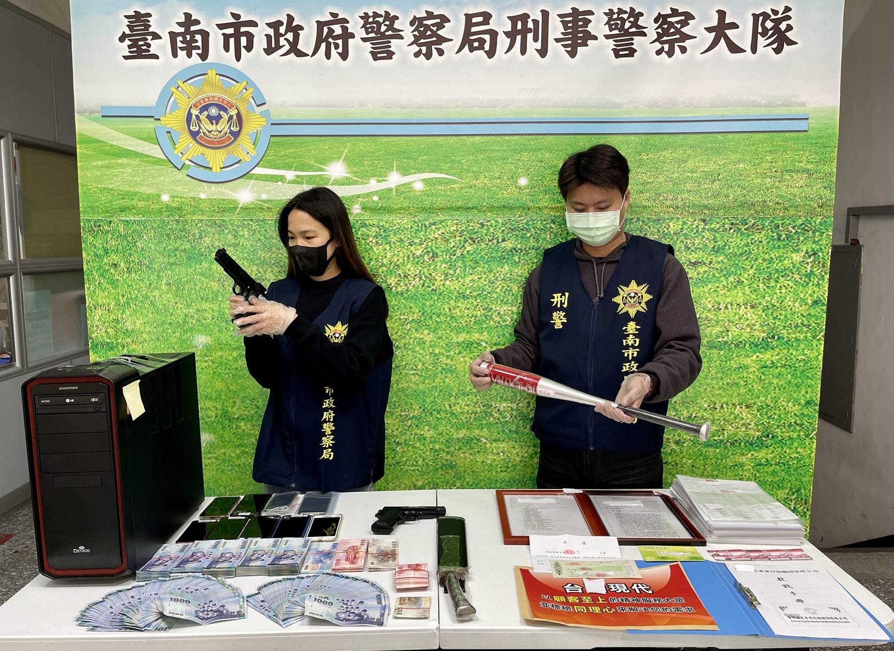 台南市警逮討債集團六人 瓦解民間借貸充滿陷阱