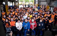 堅守防疫收運第一線 新北市長侯友宜慰勉清潔隊員