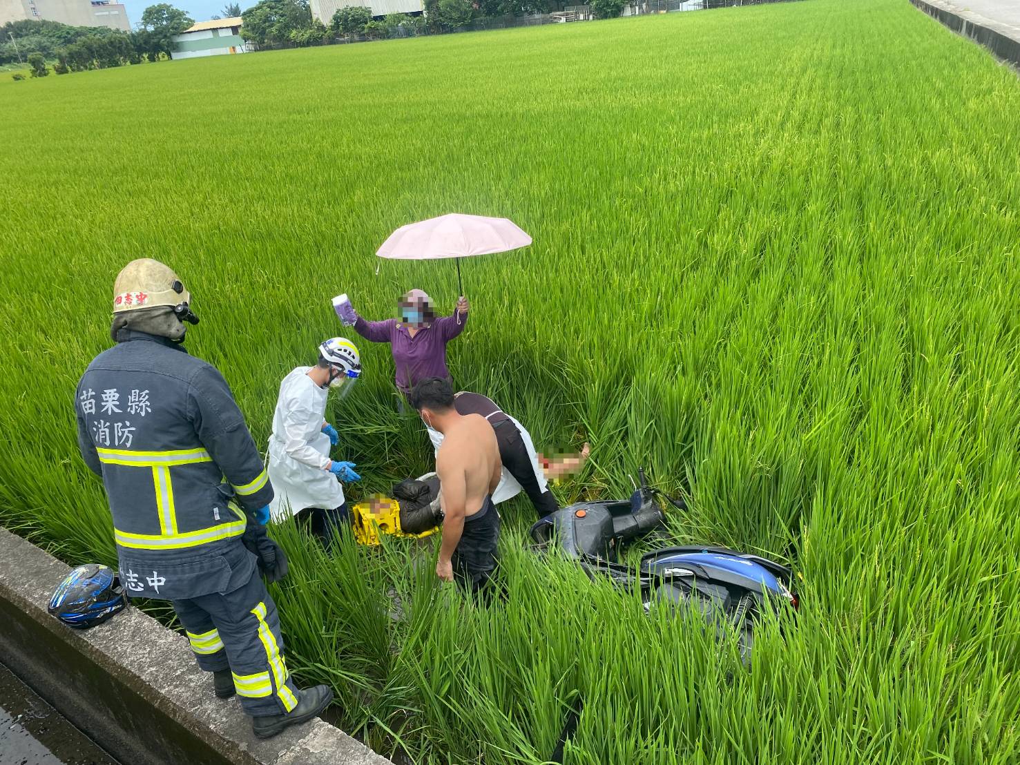 竹南施工路段封閉傳事故 警籲提高警覺小心行駛保平安