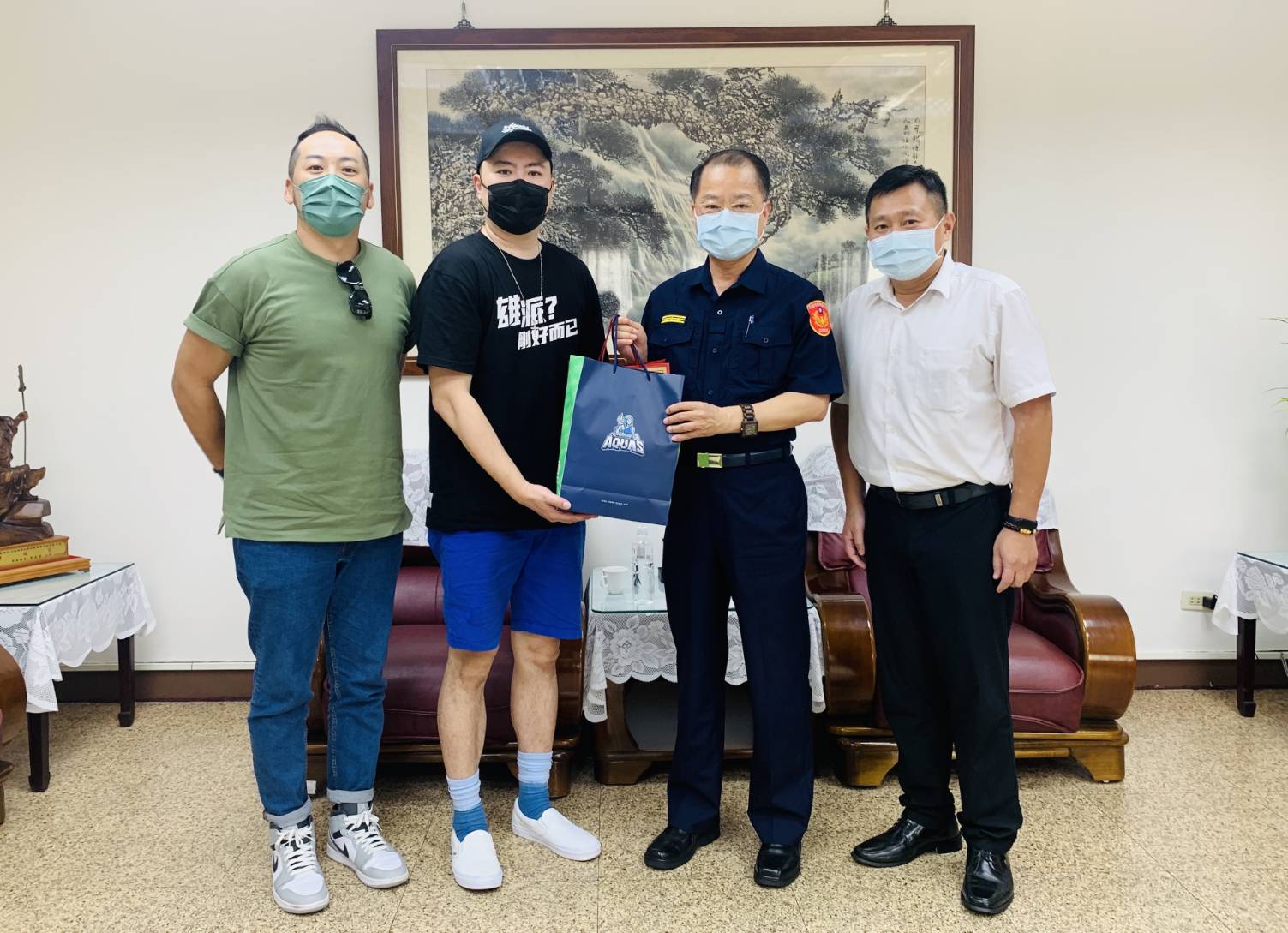 高雄市警察局長黃明昭：海神球員與高市警局聯手為治安而努力