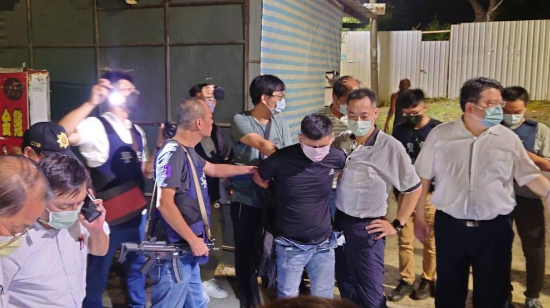 殺死台南二位員警 惡徒林信吾落網 凶嫌是明德外役監逃犯