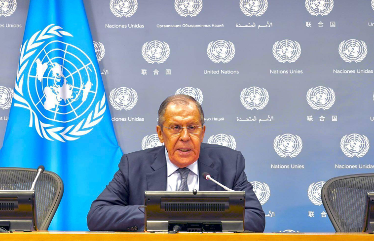 俄羅斯外交部長在聯大演說嗆美 轟在台灣周邊「玩火」