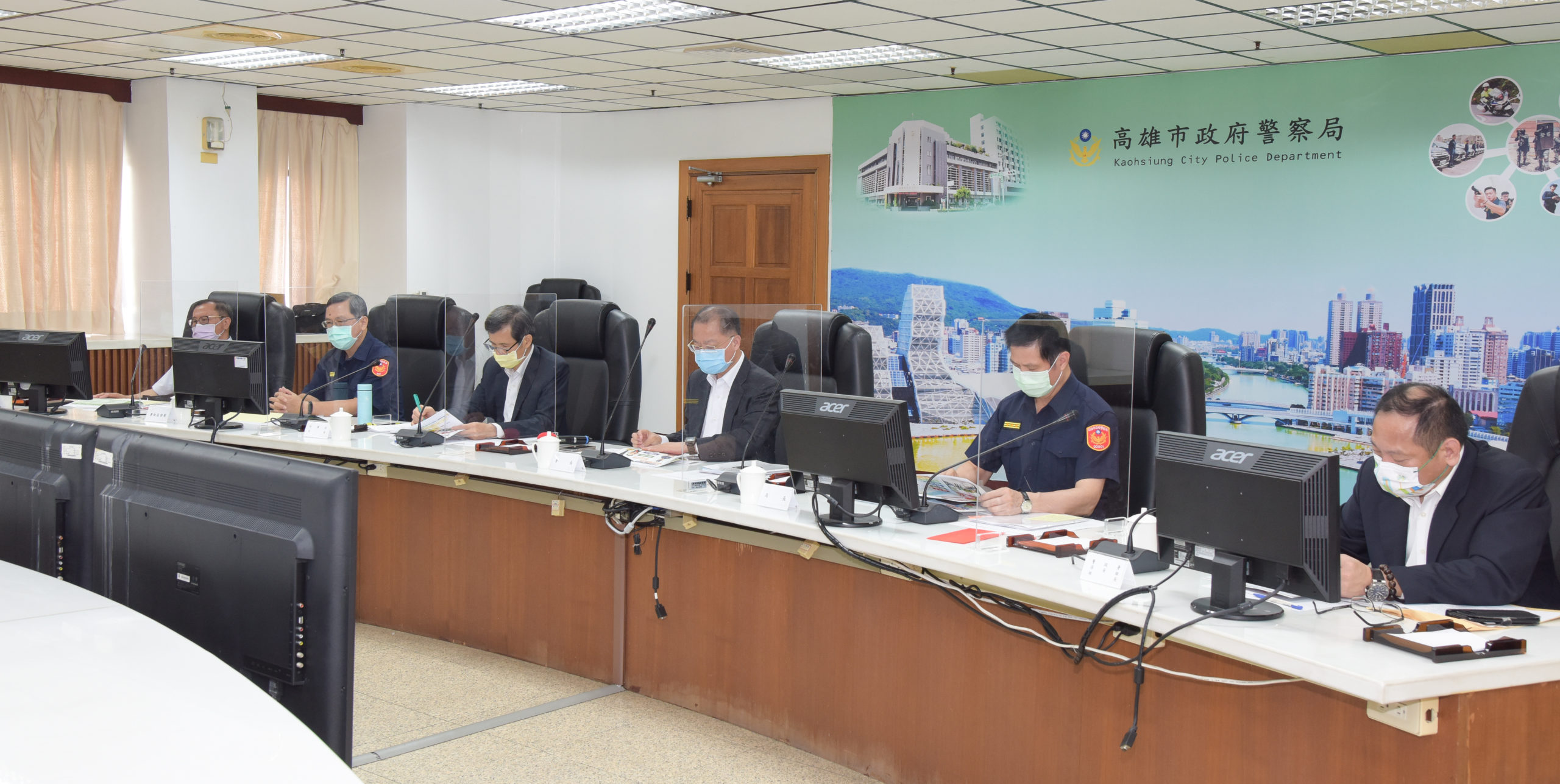 警政署長黃明昭親自蒞高雄召開選舉治安維護查賄制暴座談會