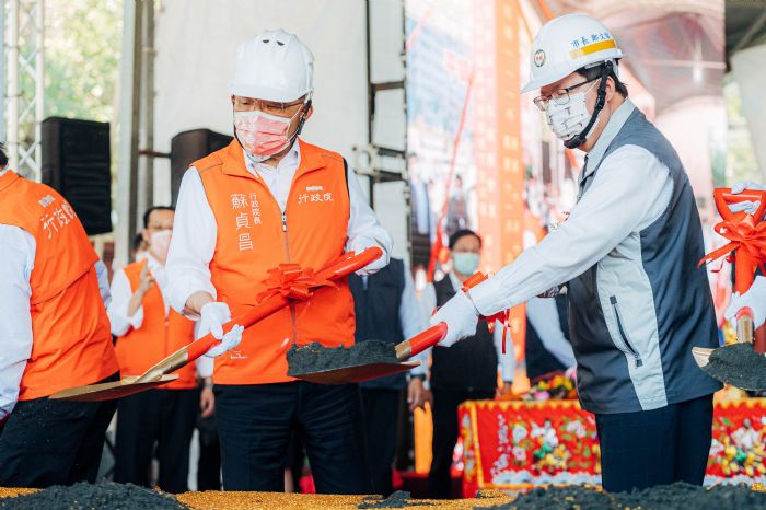 桃園鐵路地下化 台鐵地下化平鎮車站段動工