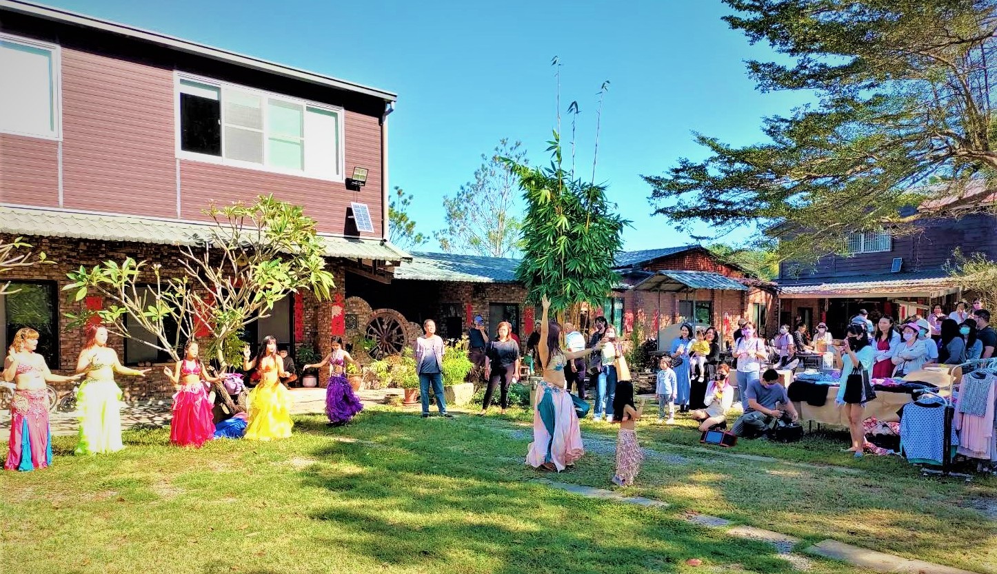 高雄杉林區夏雪園藝術雅集 現場熱鬧滾滾