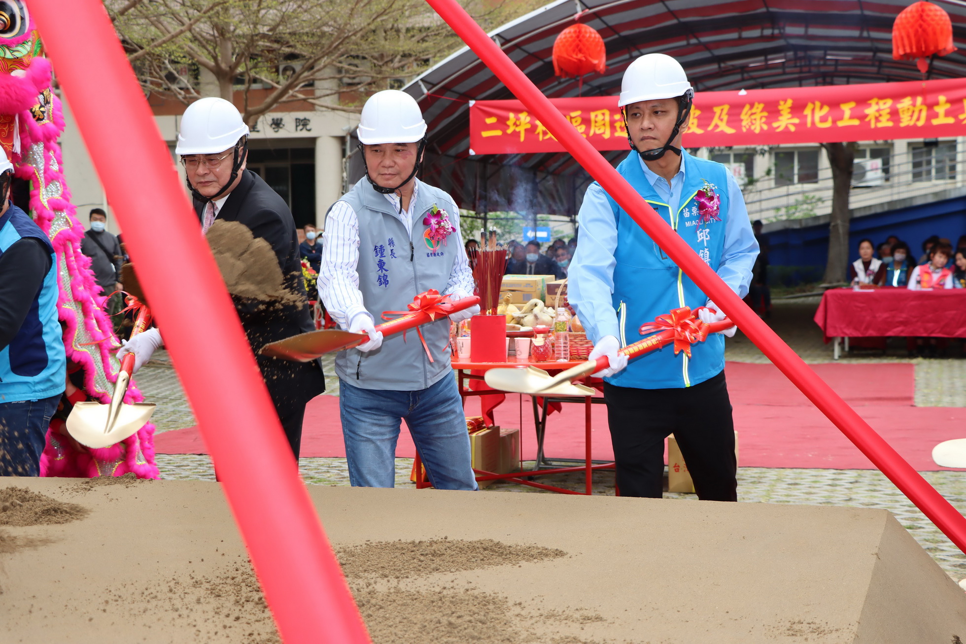 改善校區交通動線 聯合大學周邊護坡綠美化工程動土