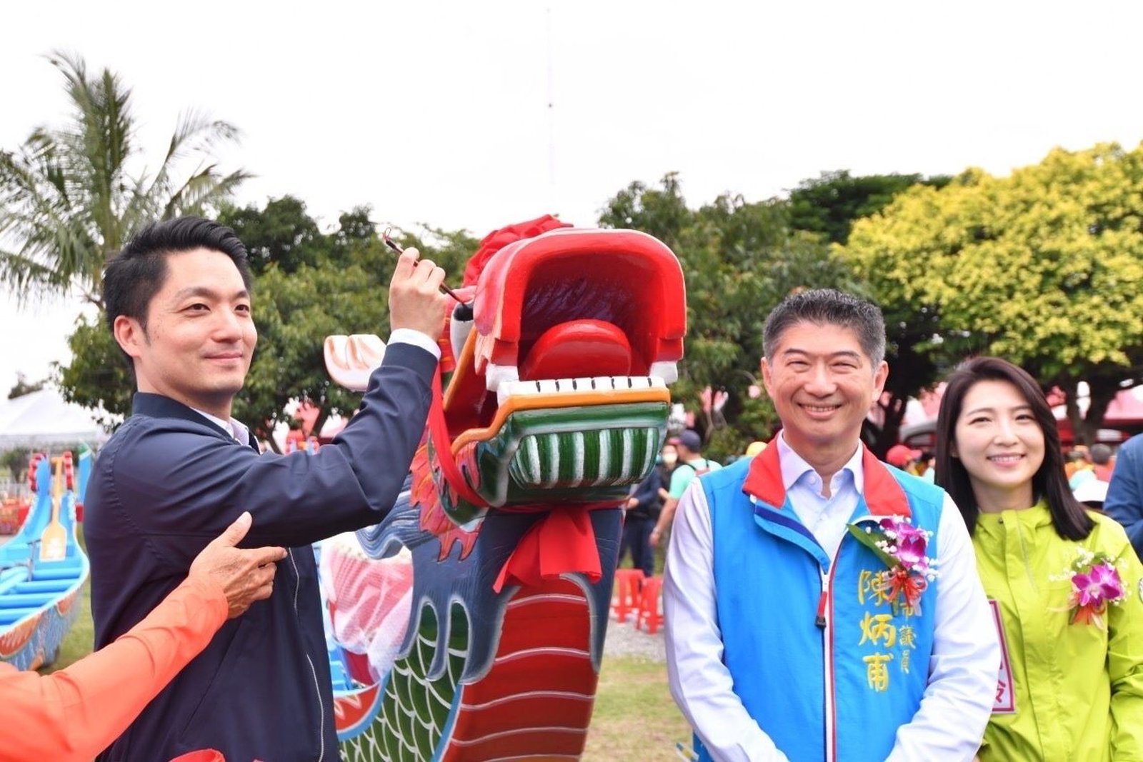 出席龍舟啟用儀式 台北市長蔣萬安：祝福參賽選手取得佳績