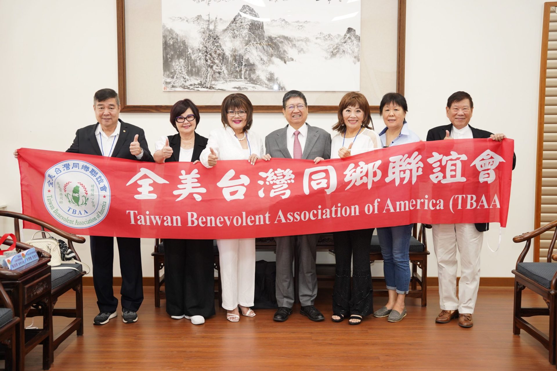 全美台灣同鄉聯誼會訪楊文科 盼拓城市交流新氣象