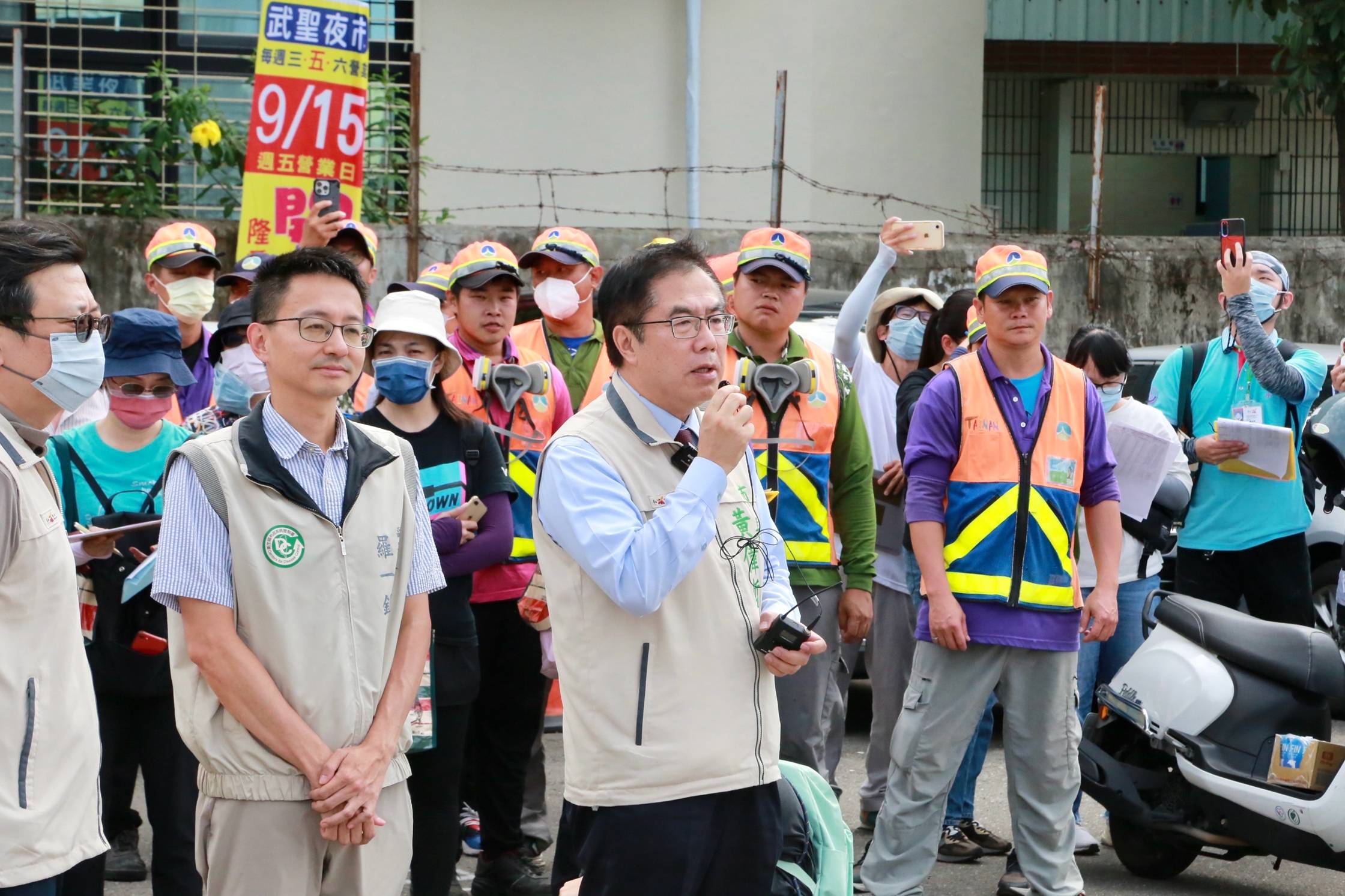 台南登革熱逼近9000例 羅一鈞慰勞第一線防疫人員
