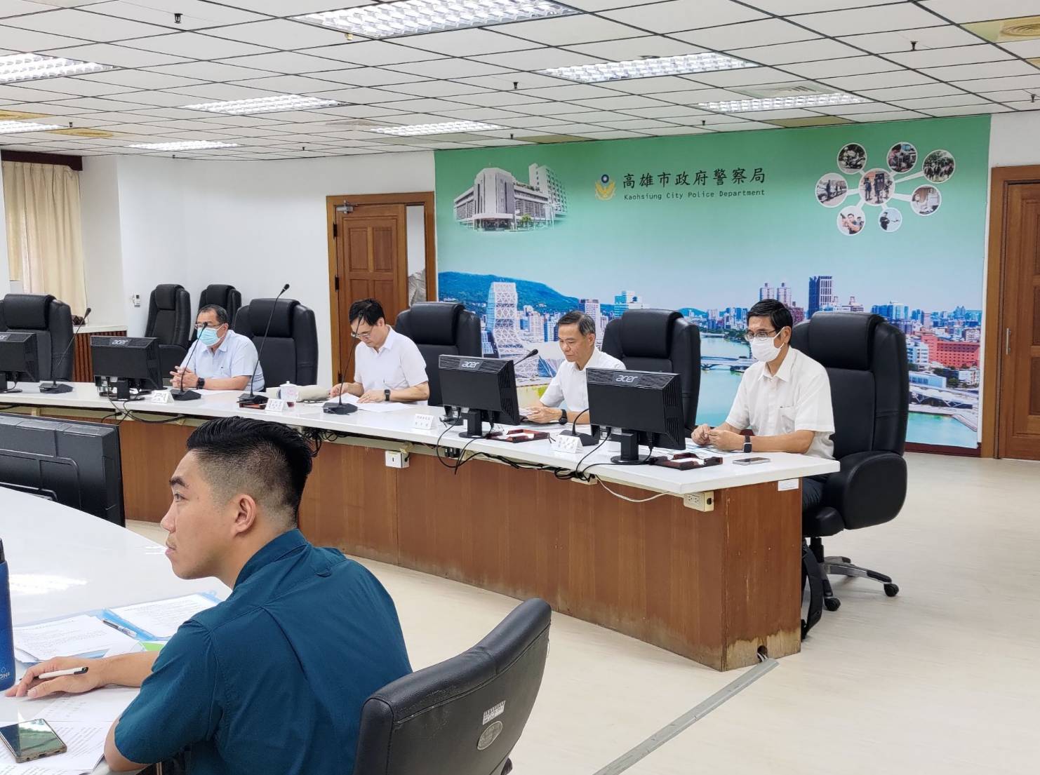 警政委員賈樂吉視導高雄市警局 推動社區警政再出發及清源專案工作