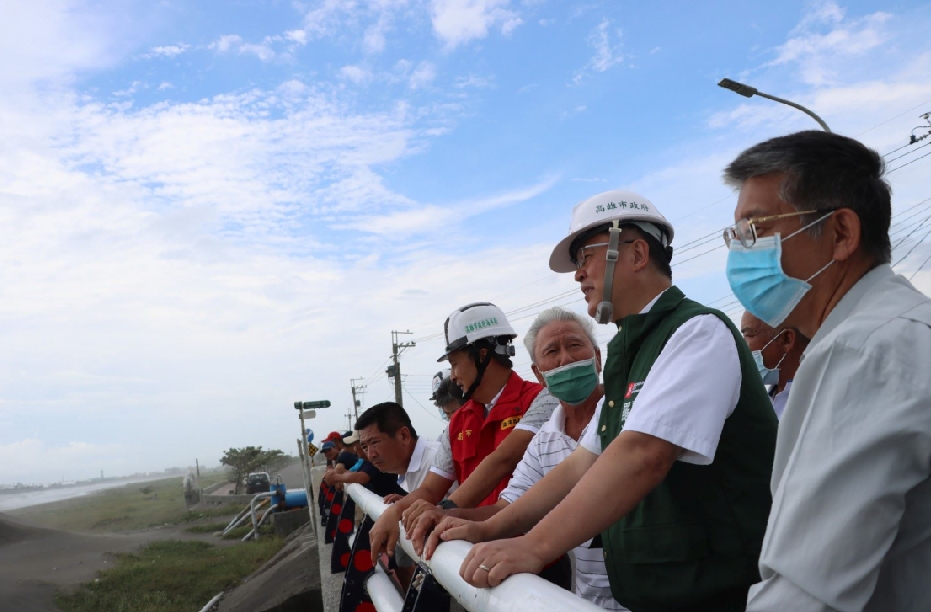 海葵颱風過境 高市府關切養殖生產區災損
