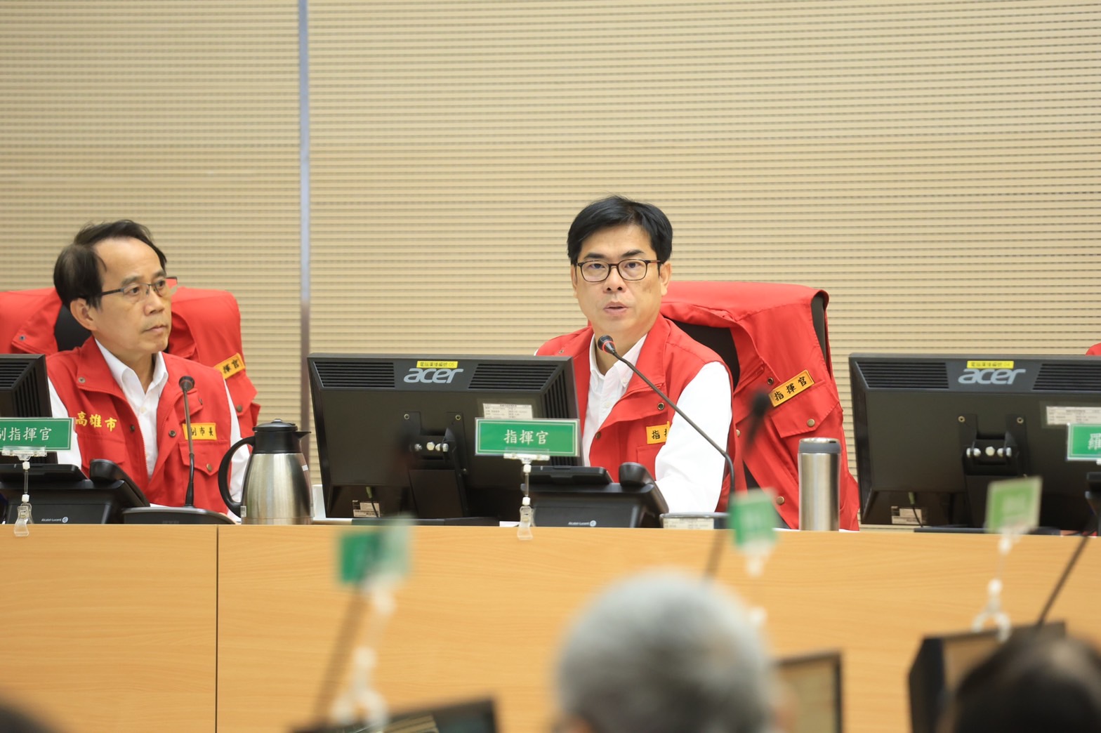 高雄強風豪雨停電 陳其邁請相關單位協加速災情復原恢復市容