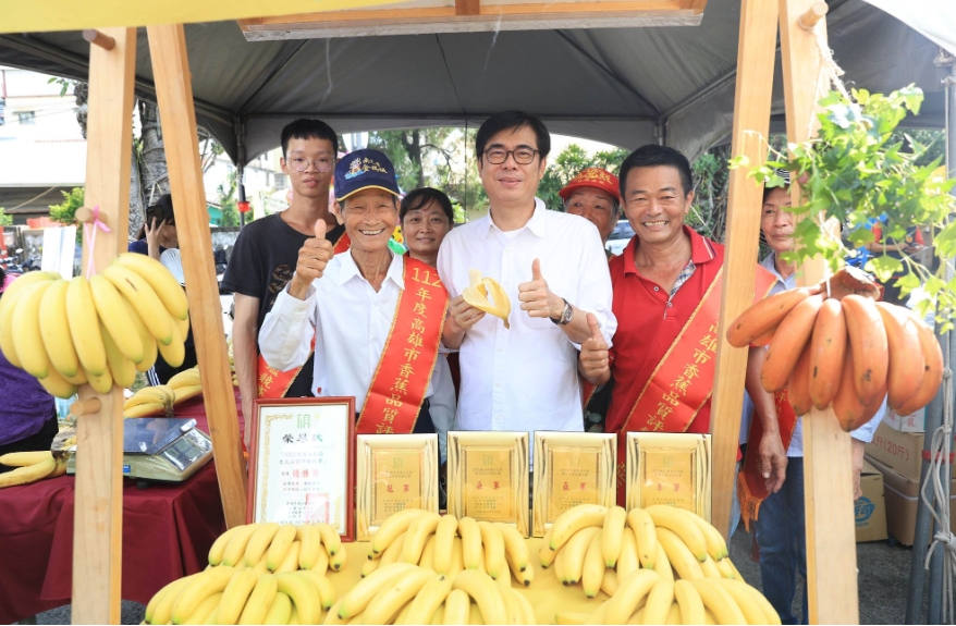 旗山香蕉文化節熱鬧登場 陳其邁：歡迎順遊東九區