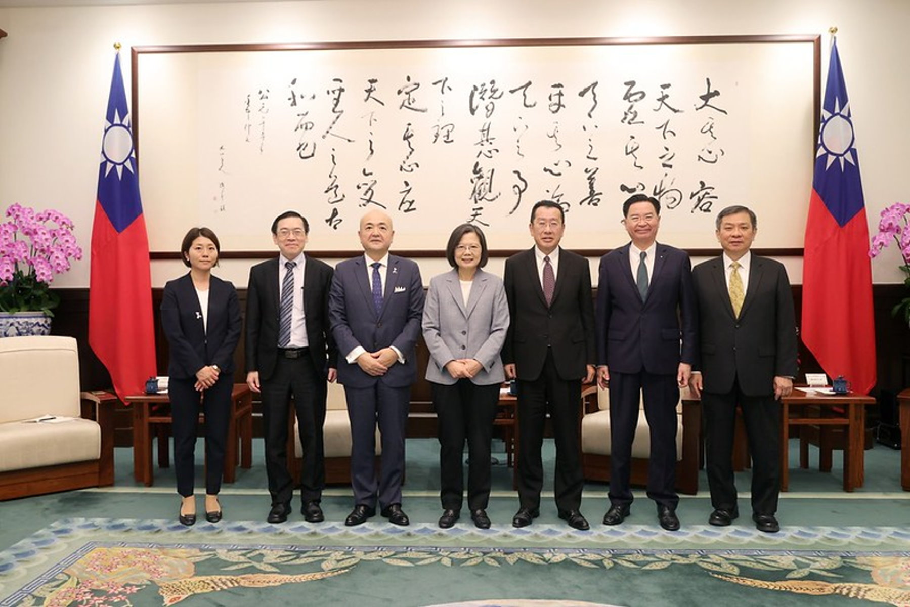 接見日駐台新代表片山和之 蔡總統：盼助台入國際組織
