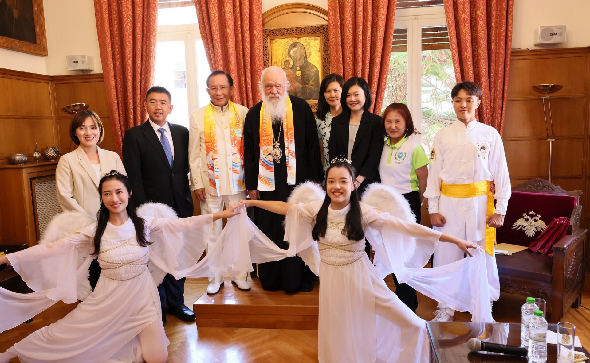 太極門掌門人.洪道子博士帶領世界之愛親善文化訪問團赴希臘進行交流