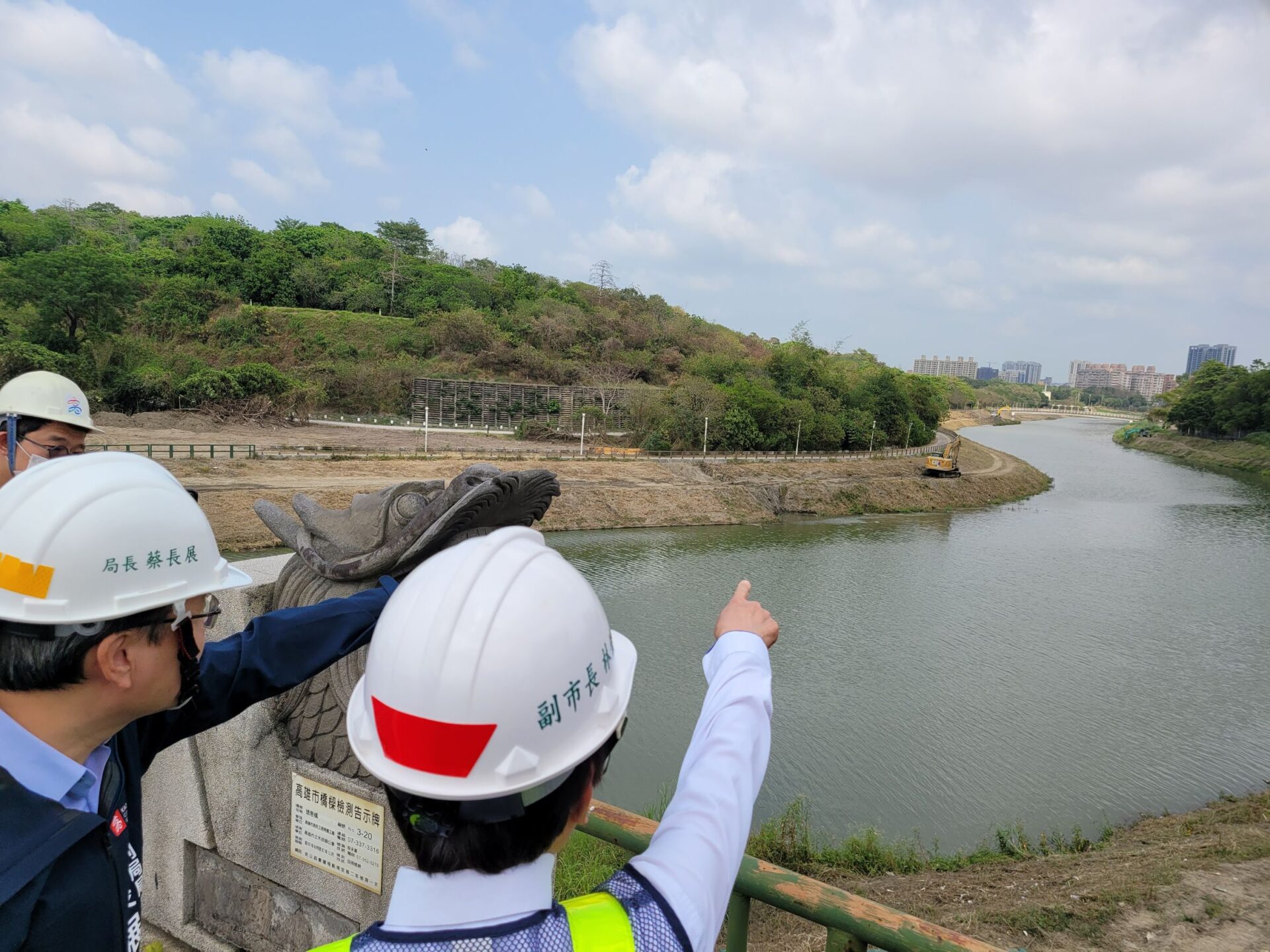 高市副市長林欽榮視察後勁溪清疏工程 全力備戰汛期挑戰