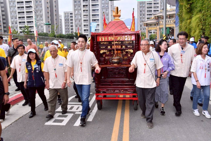 台北龍舟錦標賽倒數開賽 蔣萬安循古禮點睛祈福