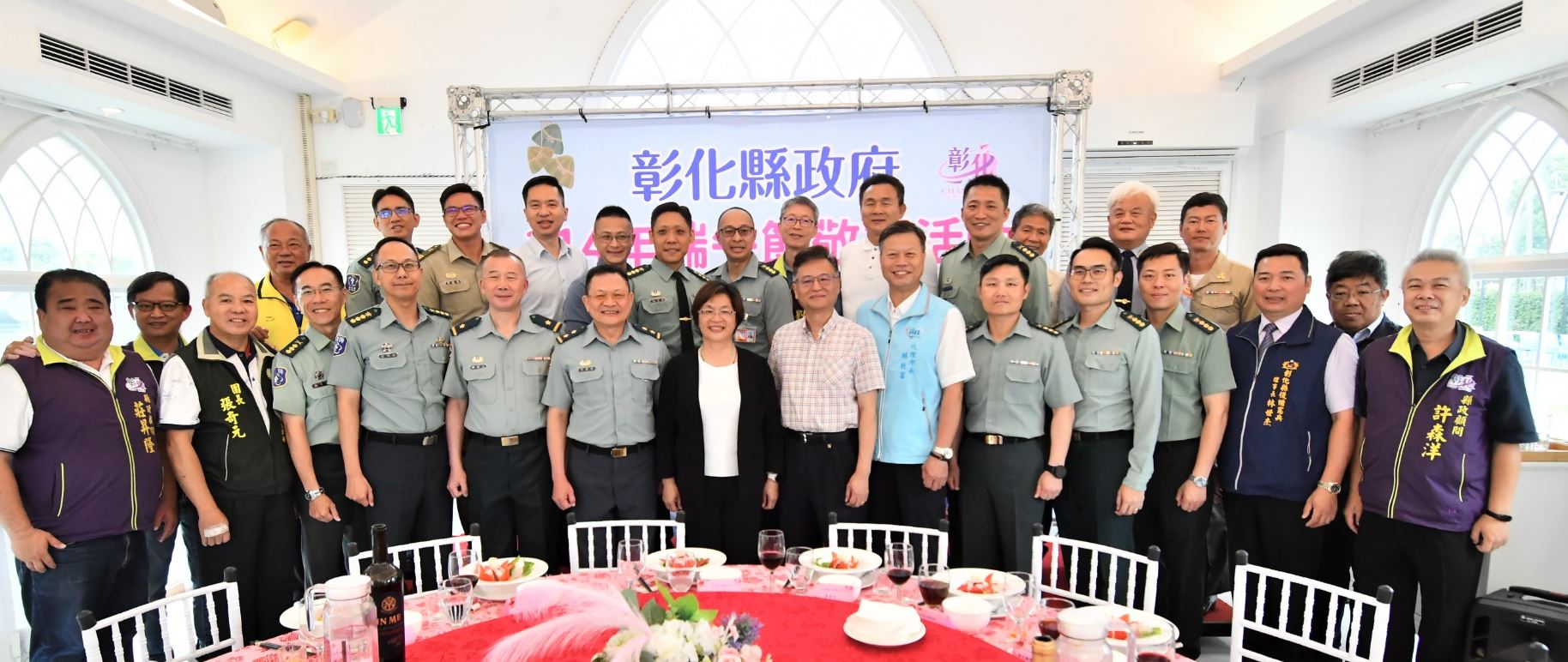 端午敬軍 王惠美向國軍弟兄致上最崇高敬意