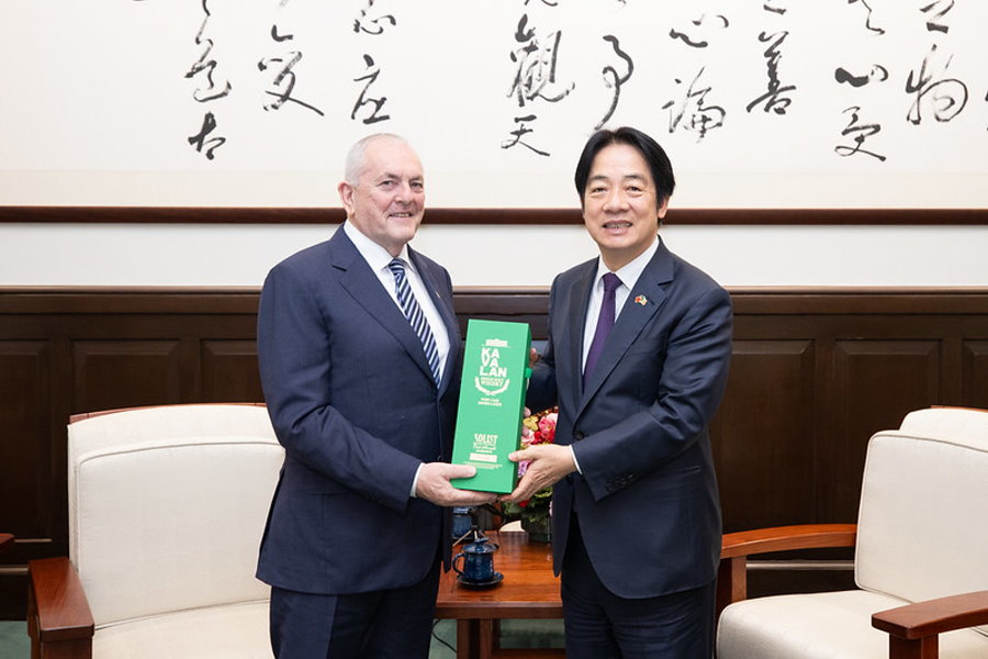 賴總統接見愛爾蘭眾院副議長 盼建立更緊密夥伴關係