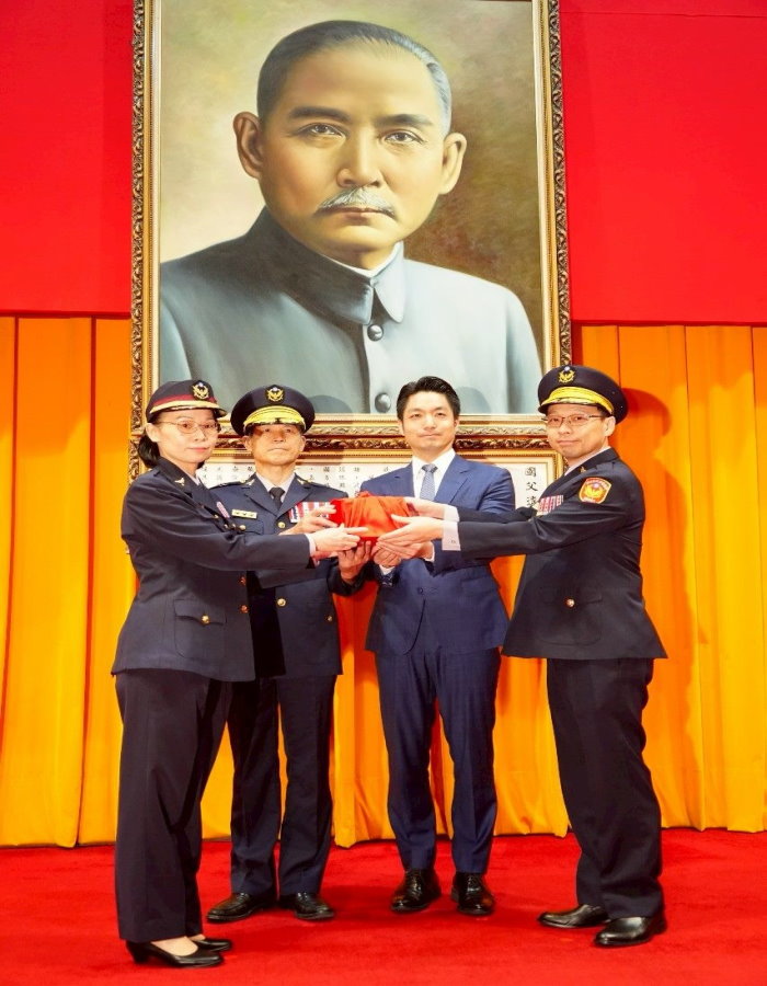 北市分局長與大隊長交接 蔣萬安：打擊犯罪不手軟