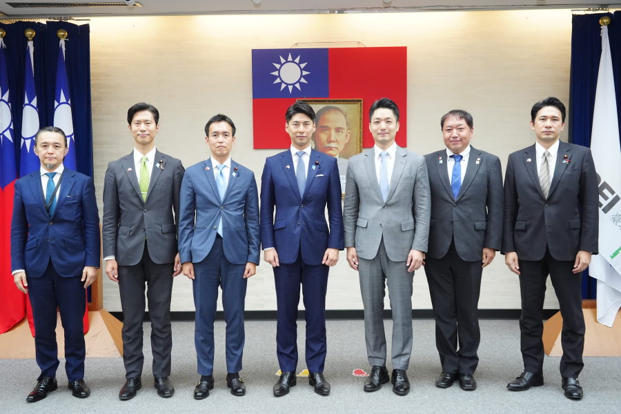 蔣萬安接見自民黨青年局訪團 鼓勵台日青年世代對話