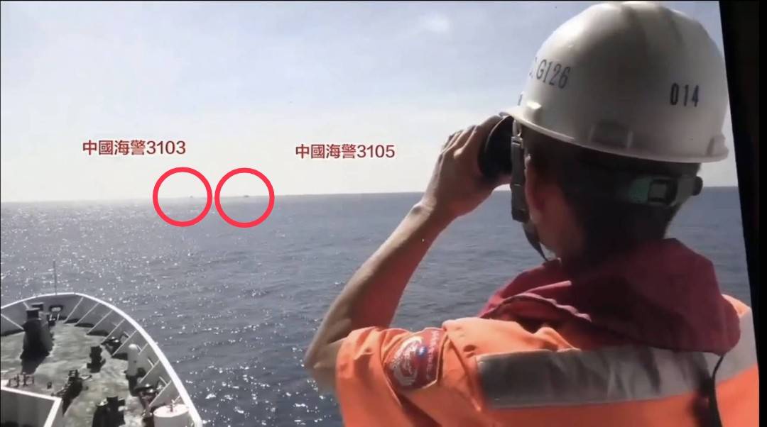 陸2艘海警船侵擾東沙海域 海巡署驅離未釀衝突