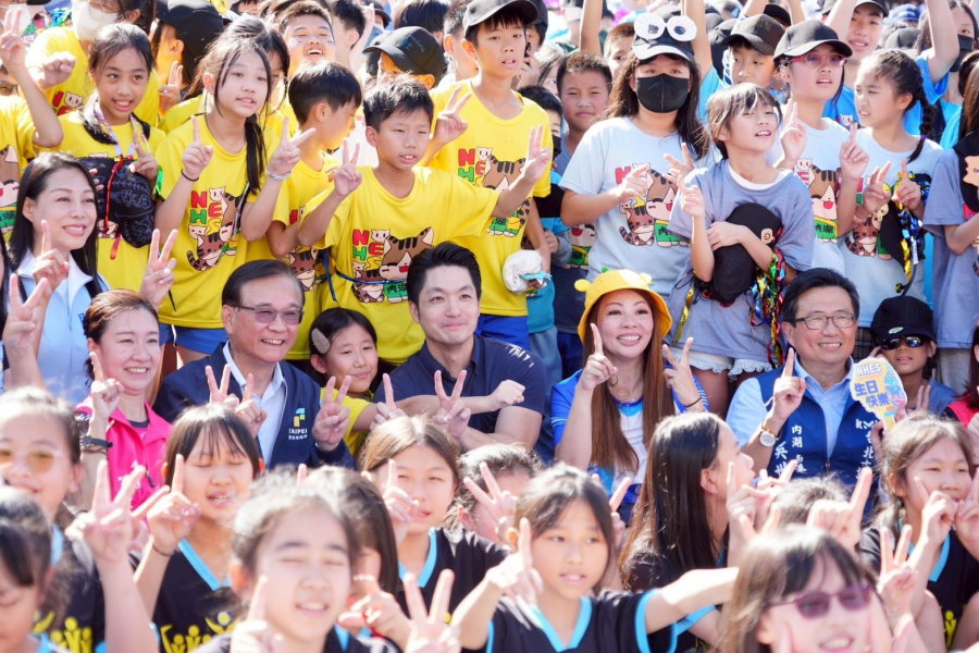 慶祝五常國小、內湖國小校慶 蔣萬安：明年教育預算增43億