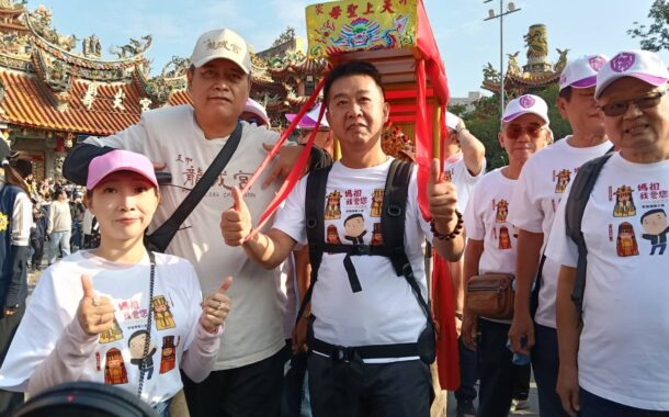 白沙屯媽祖南巡駐駕岡山壽天宮 信眾盛情參與