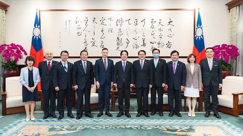 賴總統接見日本議員 盼拓展更多元合作