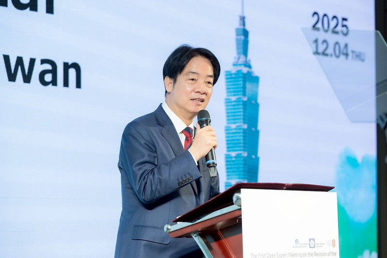 賴清德總統：積極參與全球健康治理 為世界做出貢獻