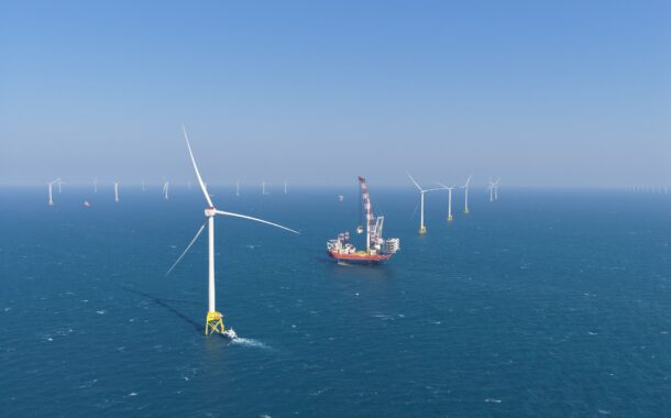 克服台灣海峽嚴峻海況 沃旭920MW離岸風場風機完成安裝