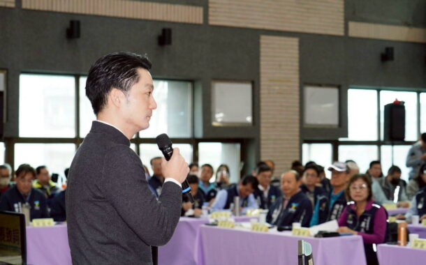 蔣萬安前往中正區里長座談 承諾福利加碼、建設加速