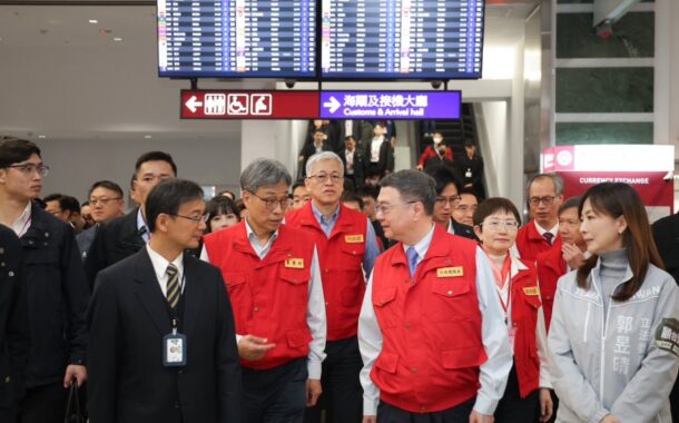 卓揆視察桃機邊境檢疫 爭取重返非洲豬瘟非疫區