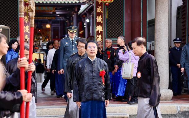 台南春祭武聖祭祀大典黃偉哲主祭傳承古禮