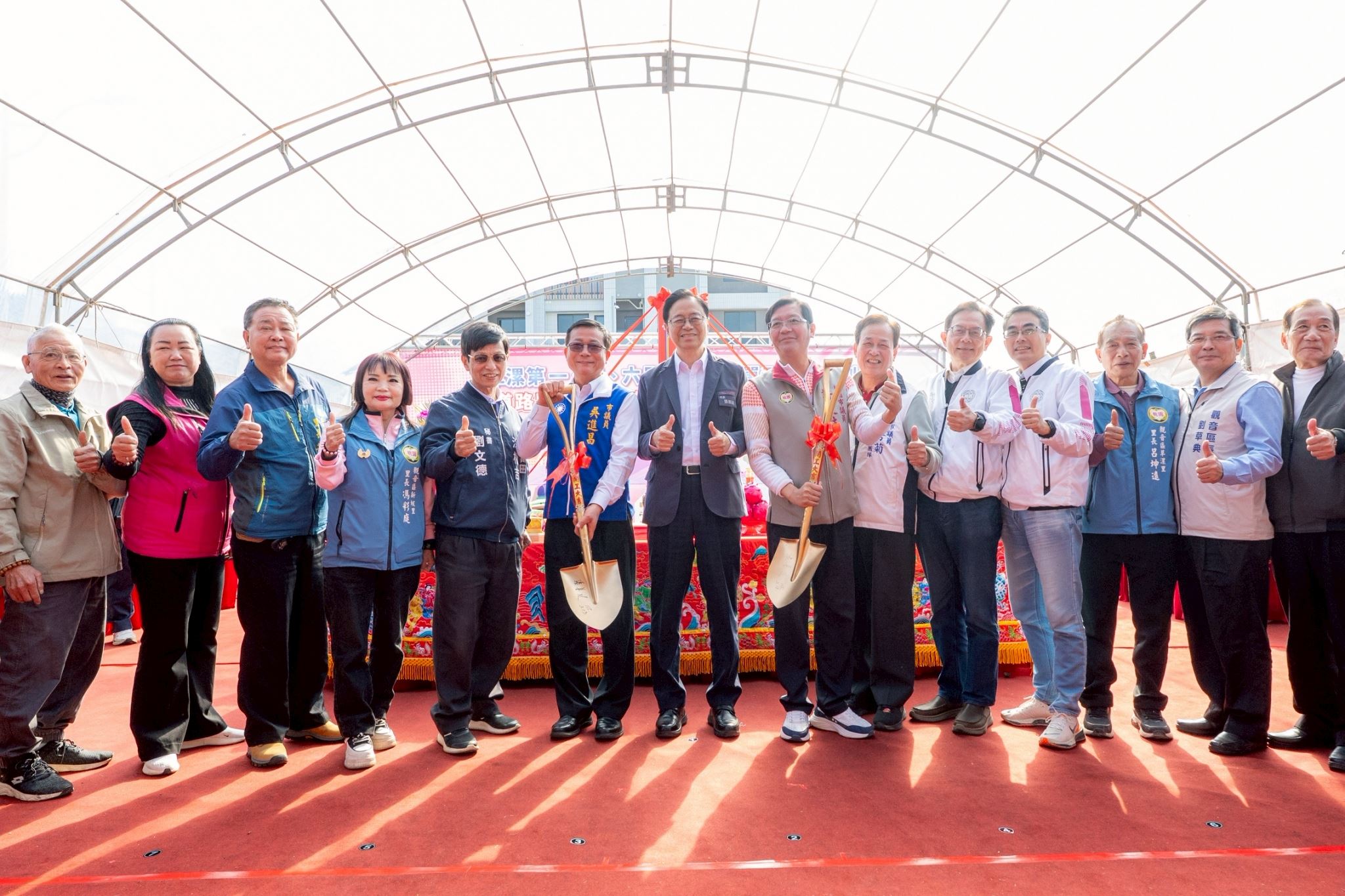 草漯重劃區毗鄰道路開闢工程動工 完善觀音地區交通路網