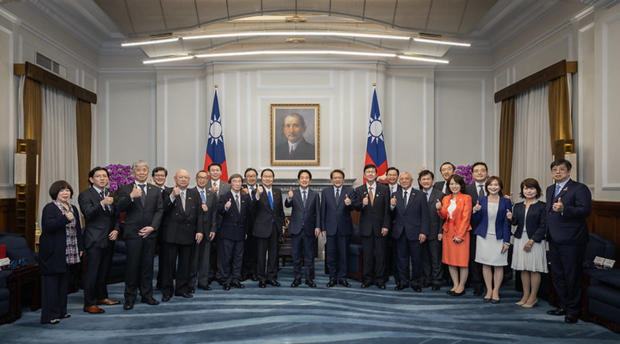賴總統接見日本台灣親善協會 盼台日關係穩定向前