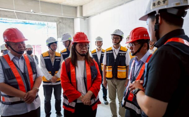 海委會主委管碧玲視導海委會合署辦公廳舍與船模實驗室工程 2028陸續完工