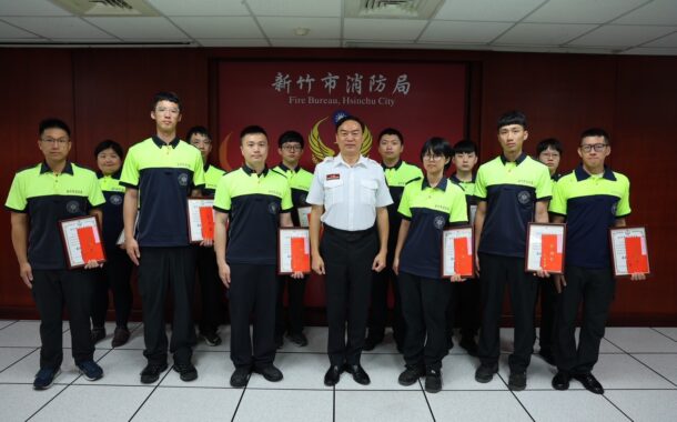 竹市消防英雄搶救癲癇OHCA患者 挽回市民性命