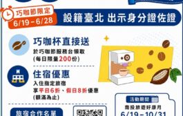 台北市民專屬優惠 南投旅遊好康月26日登場 消費有效期限提早自巧咖節開幕起