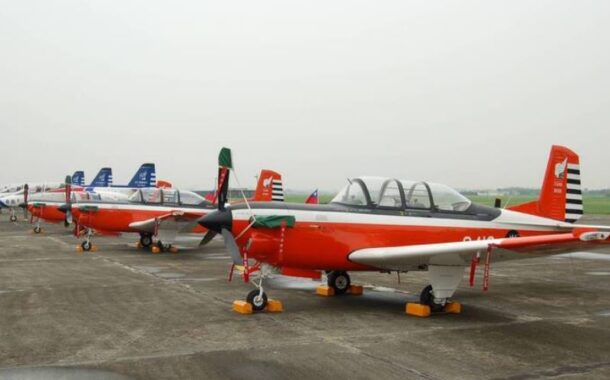 岡山基地起飛 空官T-34教練機訓練時墜毀 2名中校飛官殉職