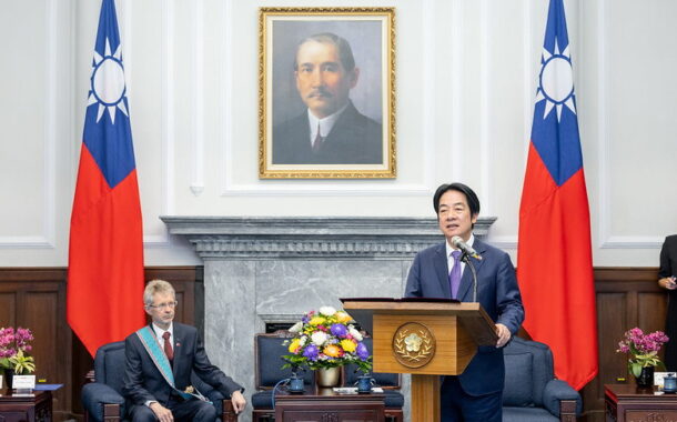 賴總統贈勳捷克參議長韋德齊 盼持續深化臺捷關係