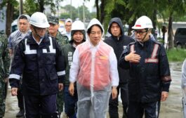 賴總統視察北高雄治水工程 陳其邁感謝中央50億挹注強化防洪韌性
