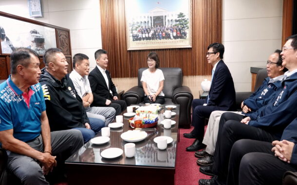 陳其邁市長拜會副議長曾俊傑 允諾三民區屠宰場明年一定停止屠宰
