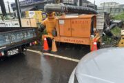 大寮驚傳積水 水利局出動「怪獸抽水機」排乾