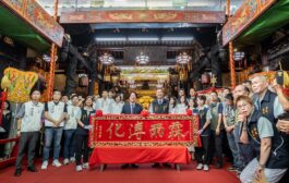 賴總統赴新莊慈祐宮參香祈福 強調堅定守護台灣