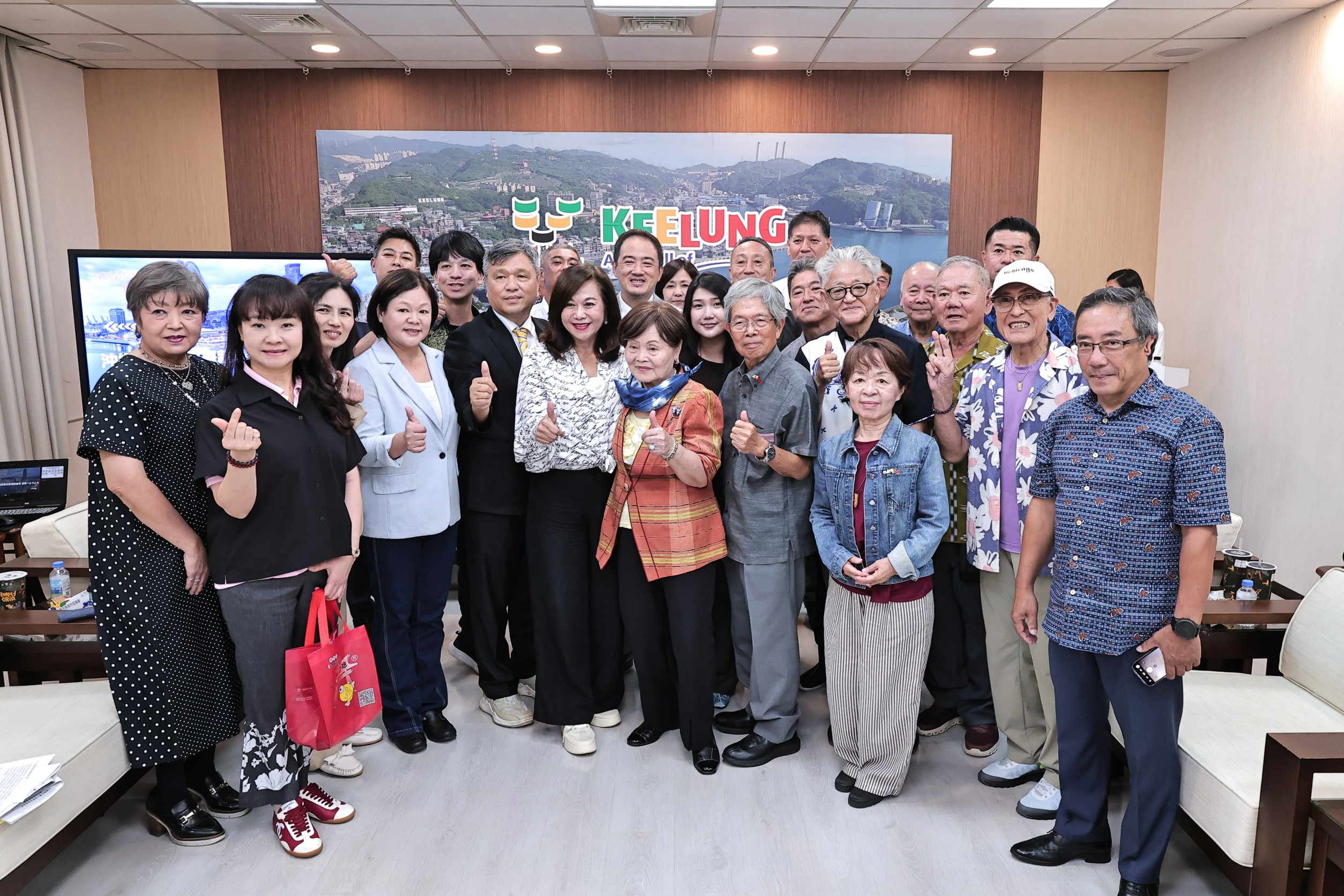 那霸日台親善協會拜會基隆市府 凝聚更多情誼