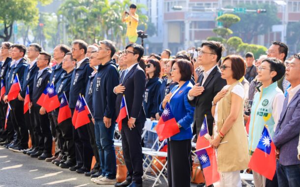高雄國慶升旗典禮 陳其邁分享6年進步與蛻變